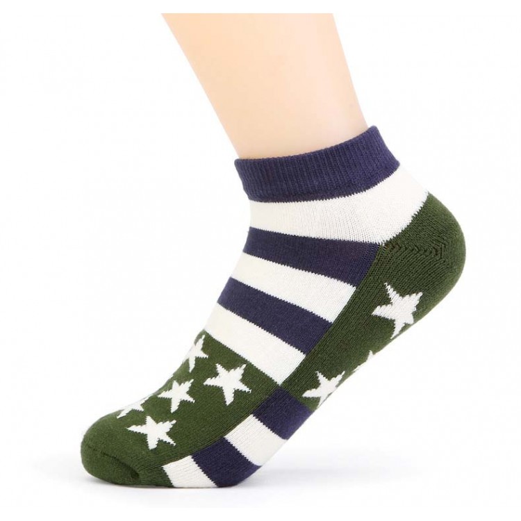 Striped Cotton Terry Socks Thickening Outdoor Sports Socks For Men